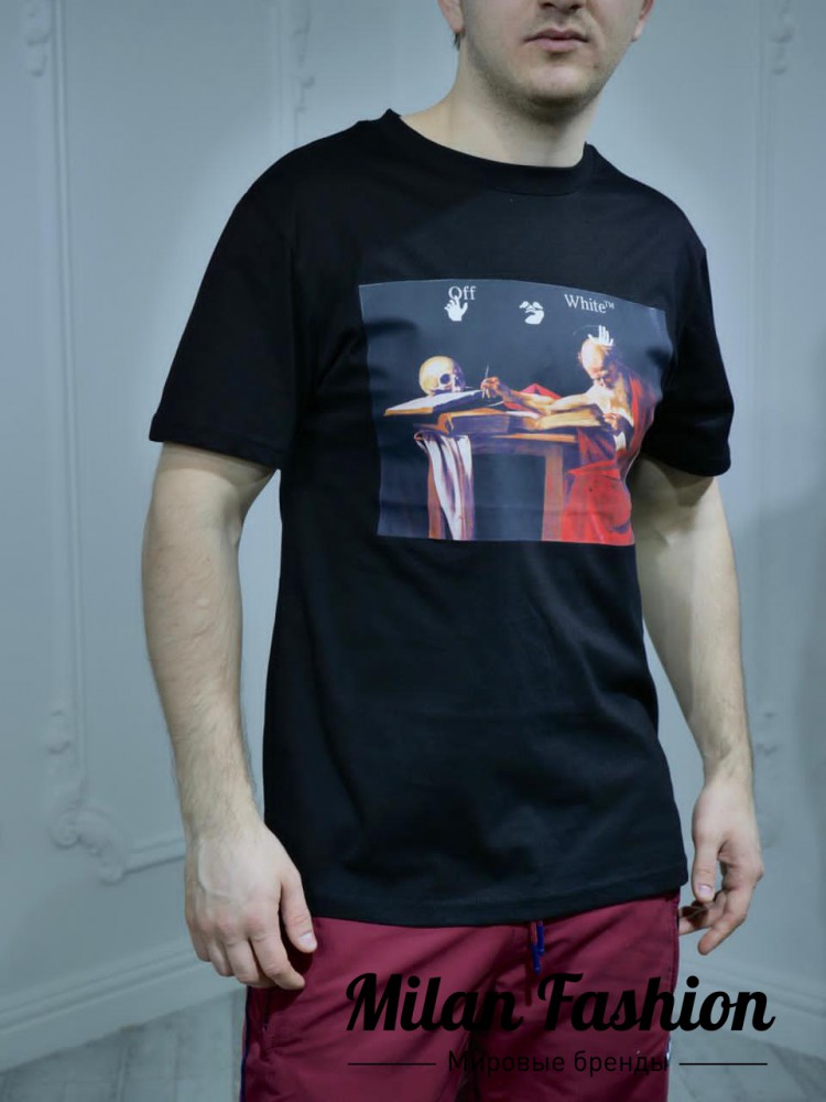 Футболка  Off -White V7057. Вид 1