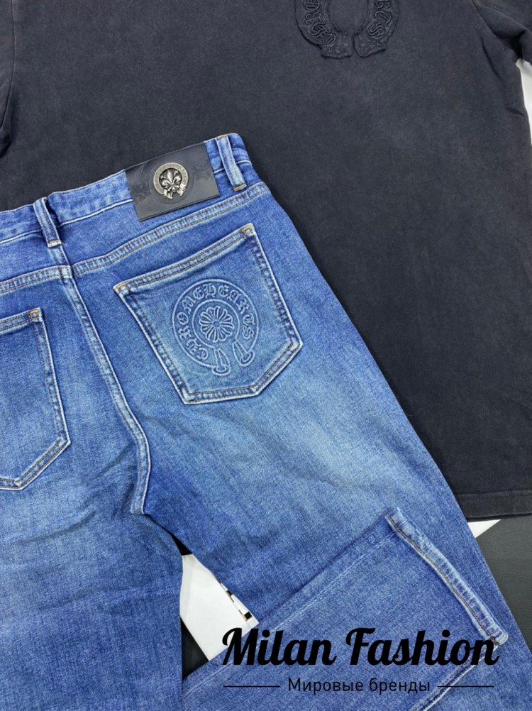 Джинсы  Chrome Hearts V9784. Вид 4