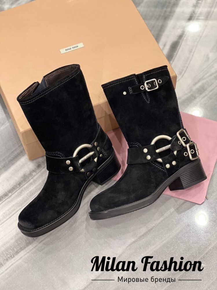 Ботинки  Miu Miu V35126. Вид 1