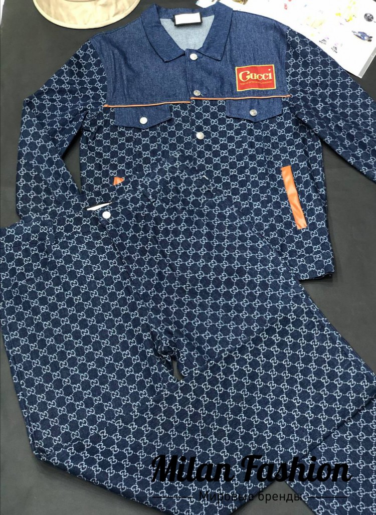 Джинсовая рубашка  Gucci V11211. Вид 3