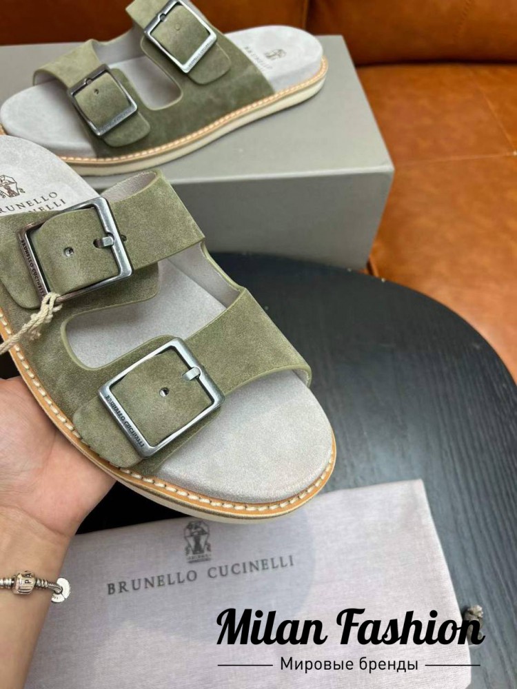 Шлёпанцы  Brunello Cucinelli V33150. Вид 4
