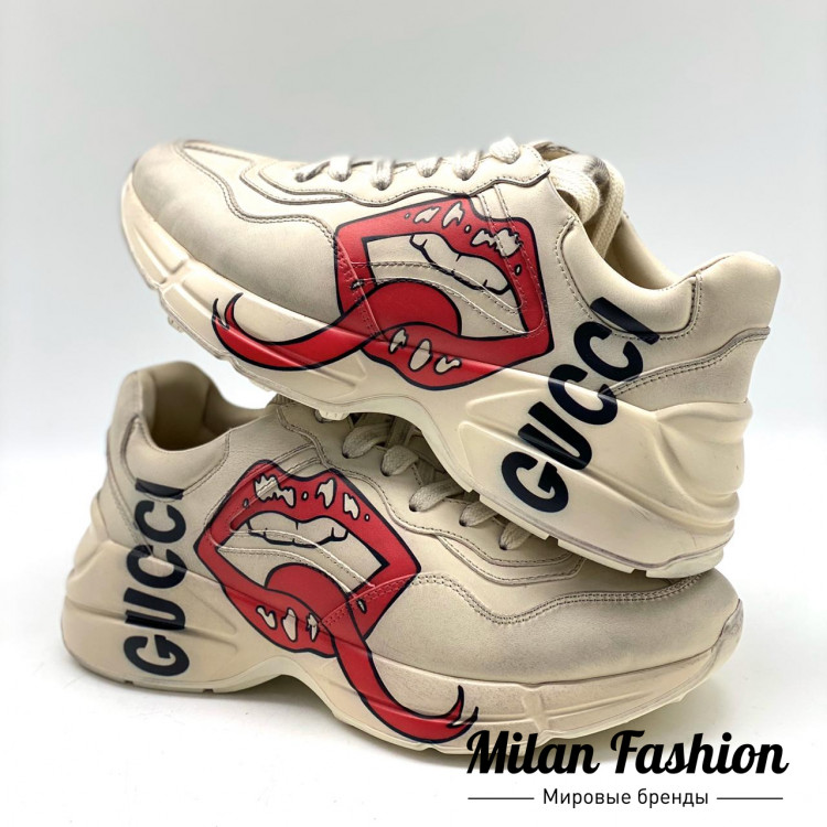 Кроссовки женские  Gucci v0578. Вид 3