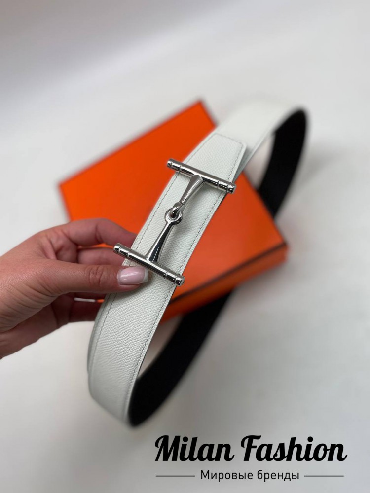 Ремень двухсторонний  Hermes kf1052. Вид 1