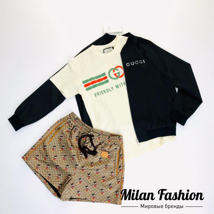 Шорты женские  Gucci v1111. Вид 2