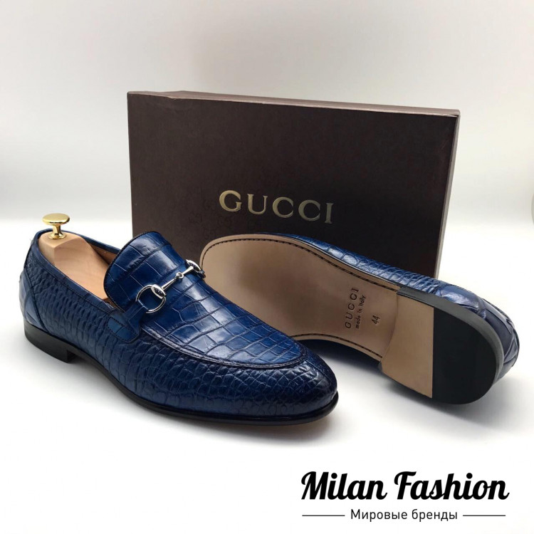 Лоферы мужские  Gucci v1038. Вид 2