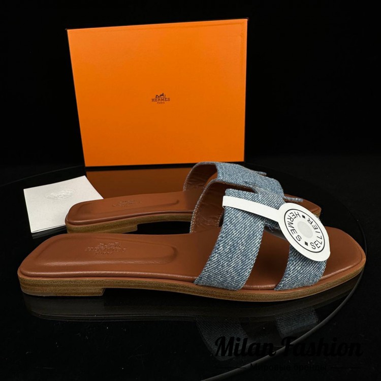 Шлёпанцы  Hermes V6629. Вид 3