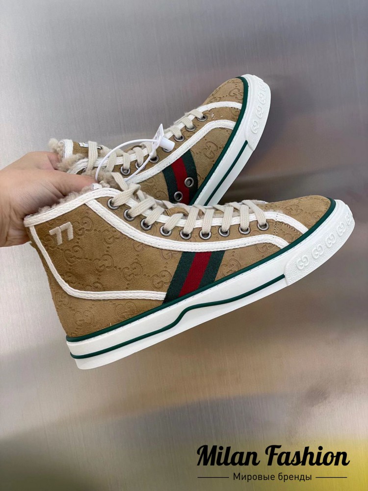 Высокие кеды  Gucci V10908. Вид 3