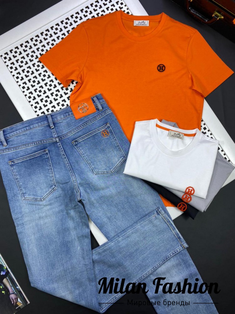 Джинсы  Hermes V9779. Вид 4