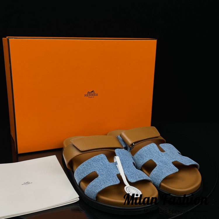 Шлёпанцы  Hermes V33202. Вид 1