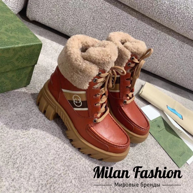 Ботинки  Gucci V10608. Вид 6