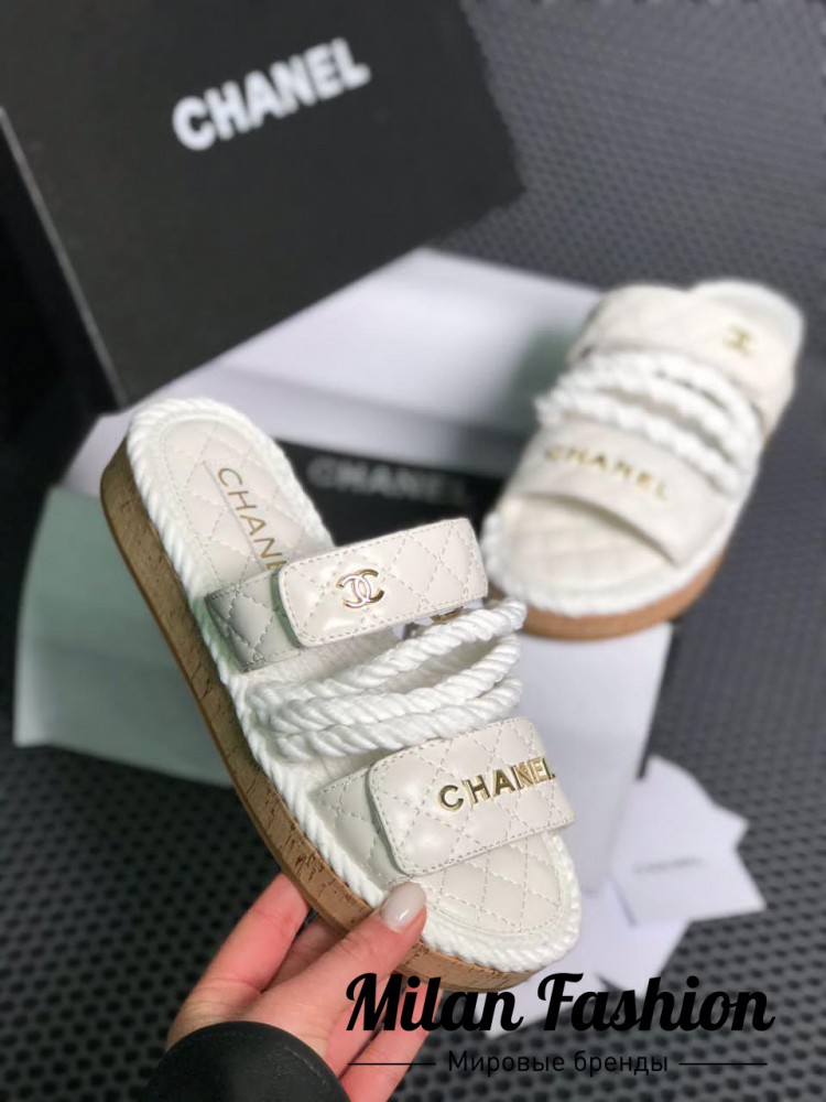Шлепанцы Chanel ds1132. Вид 1