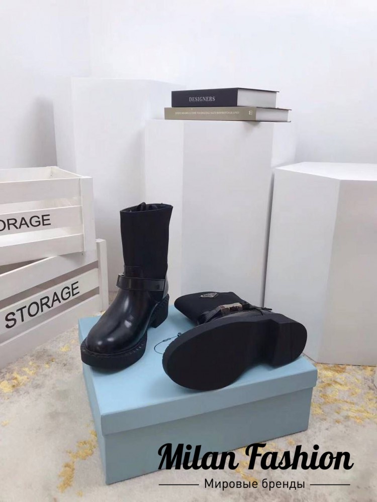 Ботинки  Prada V10185. Вид 2