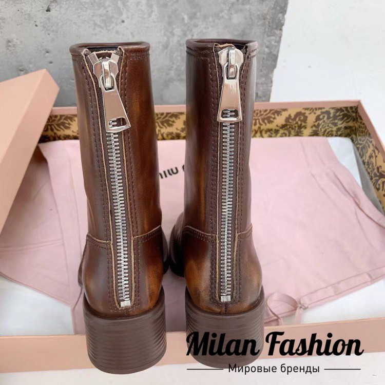 Ботинки  Miu Miu V33580. Вид 3