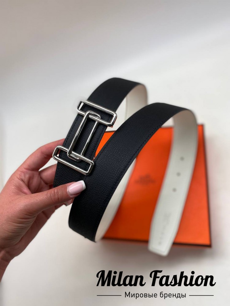Двусторонний ремень Hermes ss-103. Вид 4