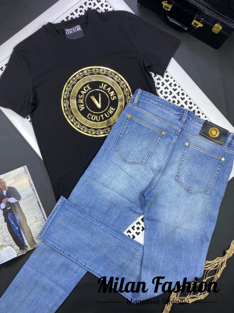 Джинсы  Versace V9715. Вид 4