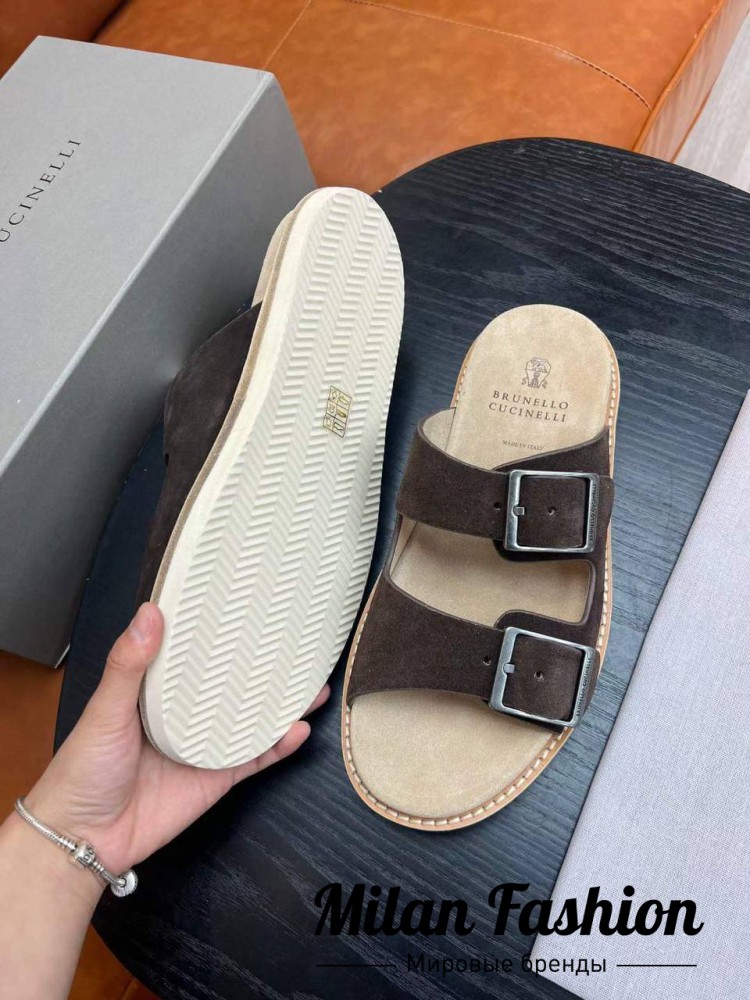 Шлёпанцы  Brunello Cucinelli V33149. Вид 3
