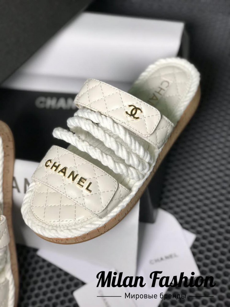 Шлепанцы Chanel ds1132. Вид 2