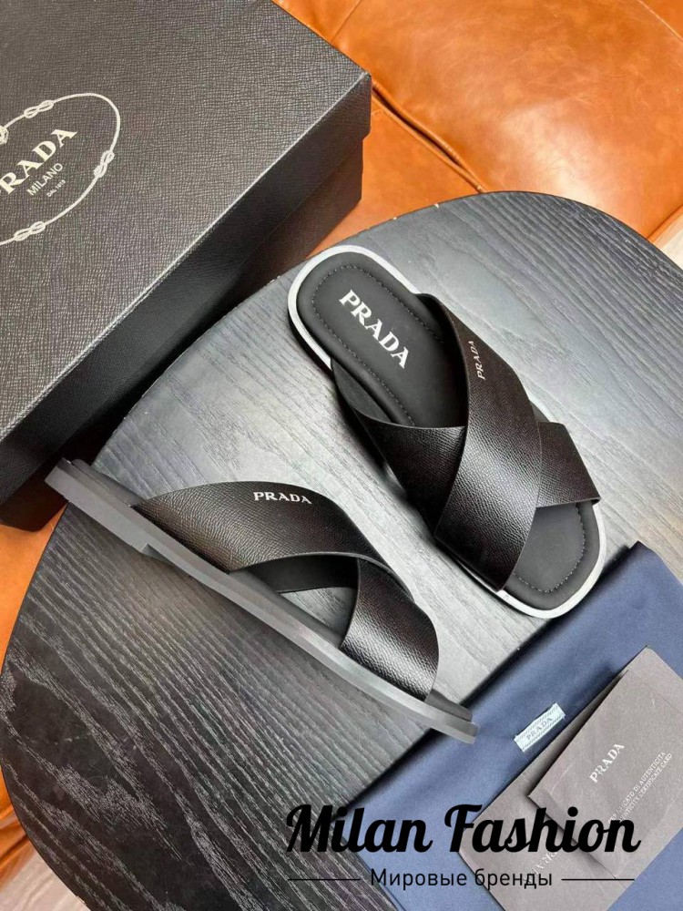 Шлёпанцы  Prada V33146. Вид 4
