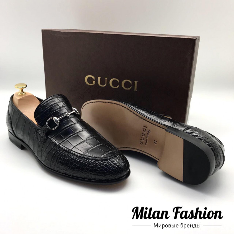 Лоферы мужские  Gucci v1040. Вид 1