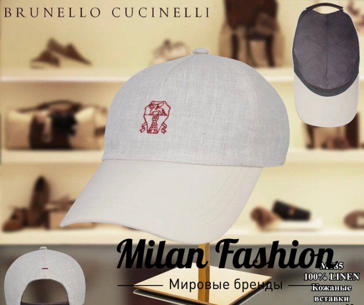 Бейсболка  Brunello Cucinelli V31421. Вид 2