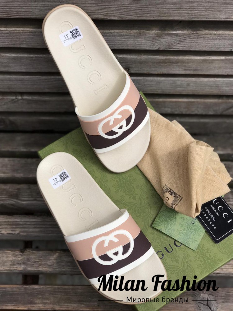 Шлёпанцы  Gucci V9521. Вид 3