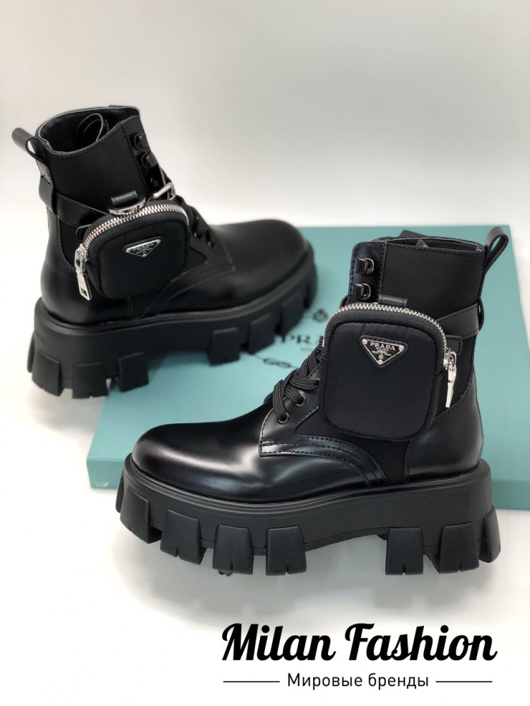 Ботинки Monolith Prada V3432. Вид 1
