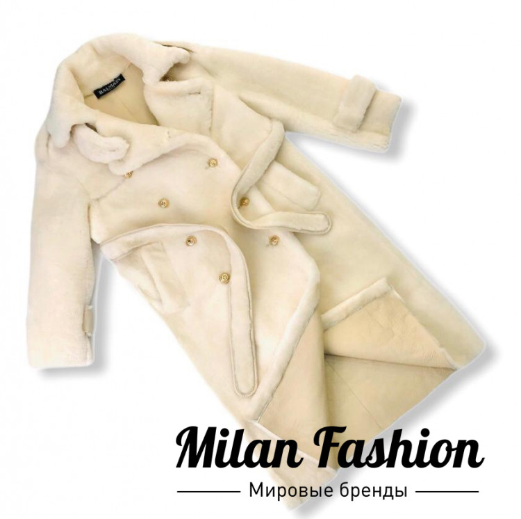 Шубка из овчины  Balmain V4272. Вид 1