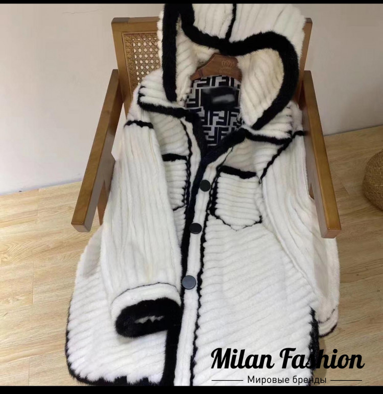 Шуба норковая Fendi V4483. Вид 3