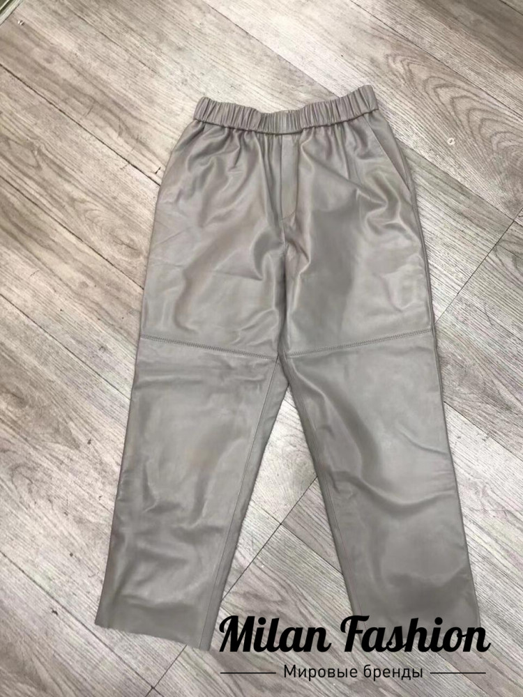 Брюки кожаные  Yves Saint Laurent V4915. Вид 3