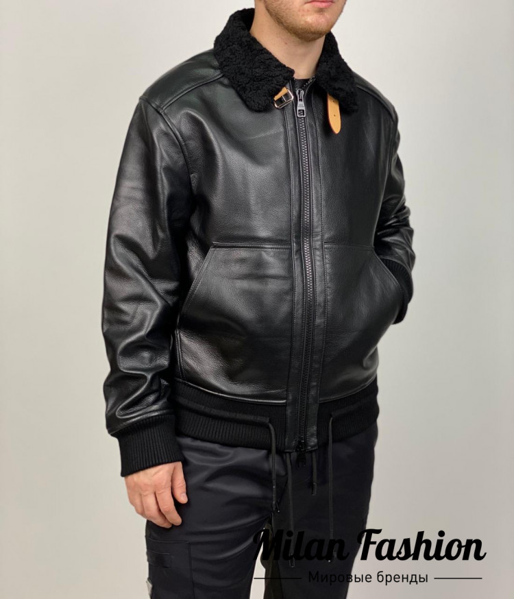 Куртка кожаная Louis Vuitton V4959. Вид 3