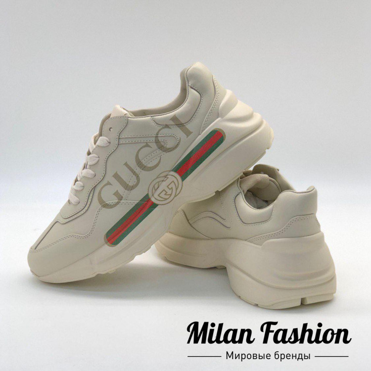 Зимние кроссовки Gucci an-0022. Вид 3