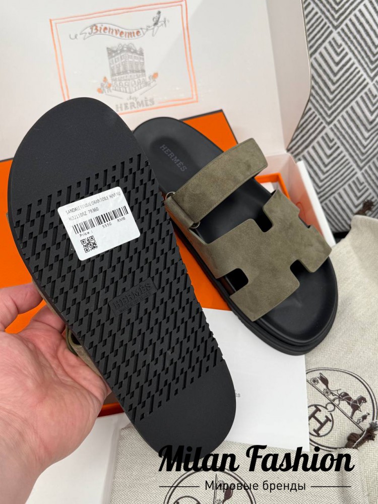 Шлепанцы  Hermes V52567. Вид 2