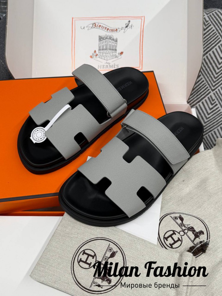 Шлепанцы  Hermes V52546. Вид 1