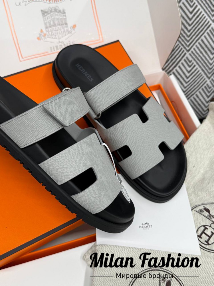 Шлепанцы  Hermes V52546. Вид 3