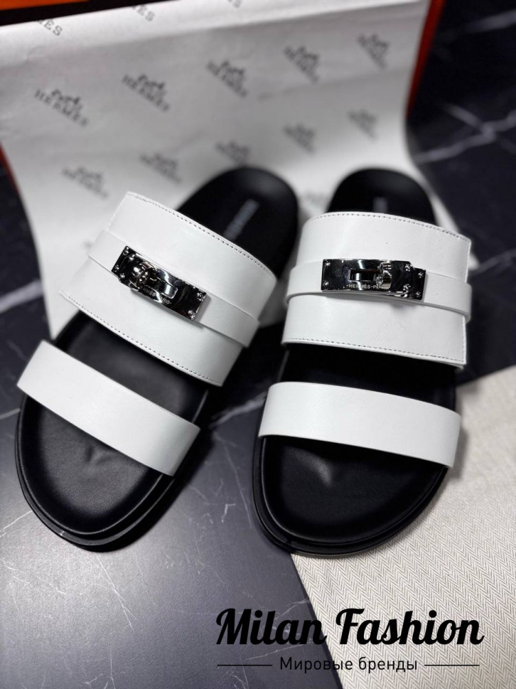 Шлепанцы  Hermes V25325. Вид 1