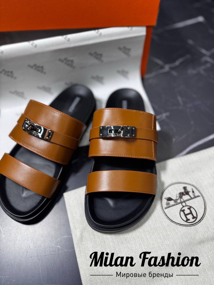 Шлепанцы  Hermes V25326. Вид 1