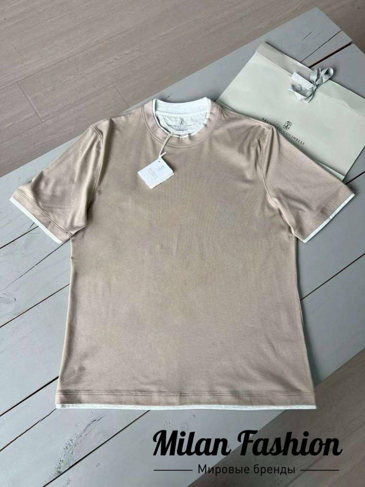 Футболка  Brunello Cucinelli V33680. Вид 2