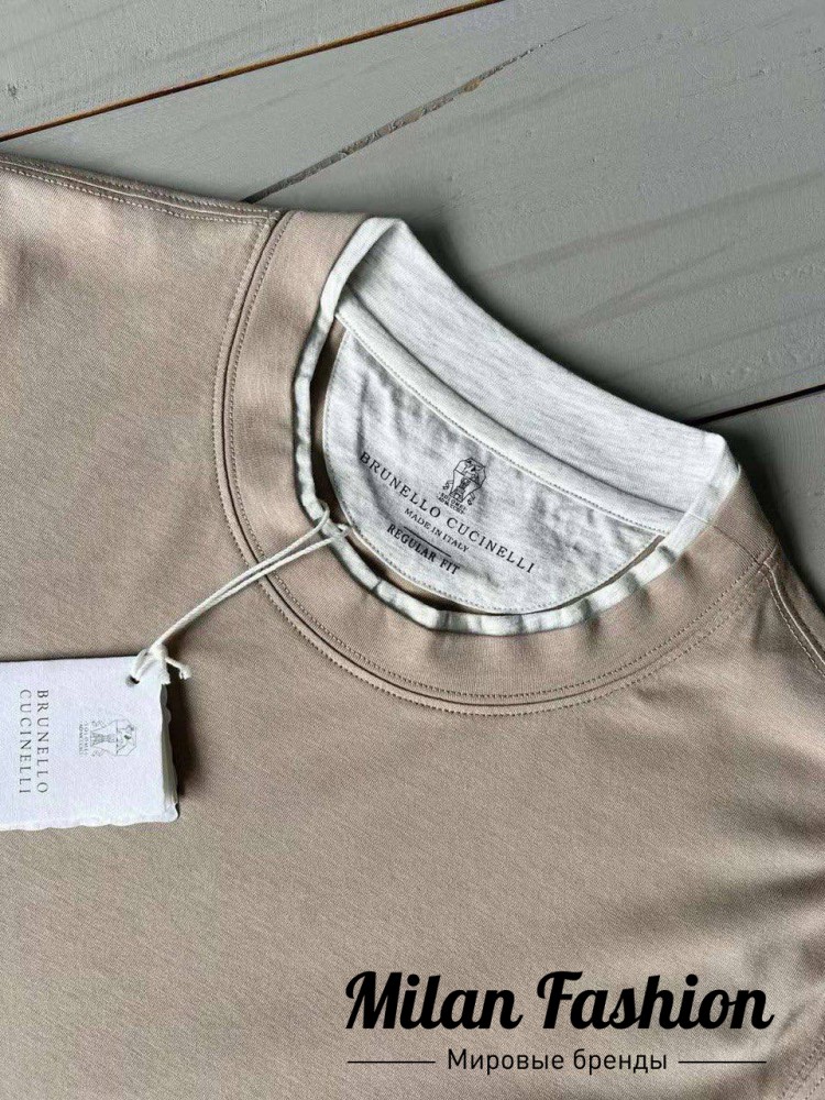 Футболка  Brunello Cucinelli V33680. Вид 3