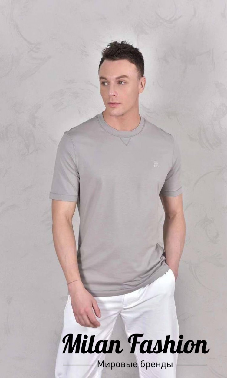 Футболка  Brunello Cucinelli V33729. Вид 1