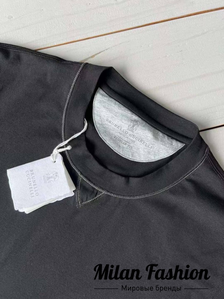 Футболка  Brunello Cucinelli V33720. Вид 4