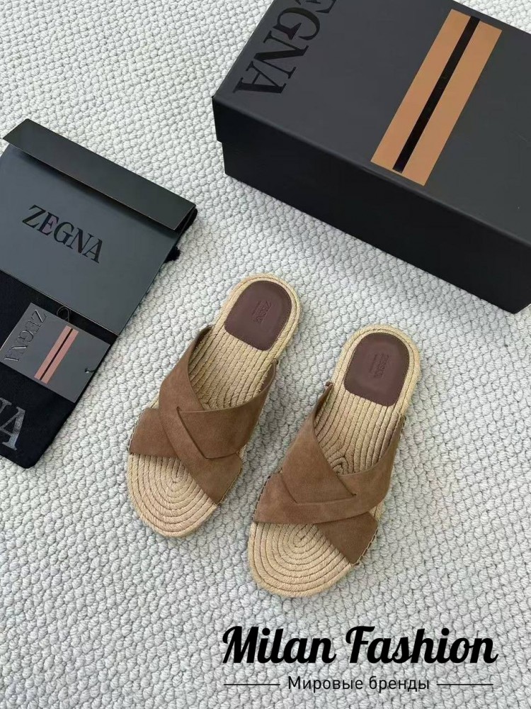 Шлепанцы  ZEGNA V52325. Вид 4