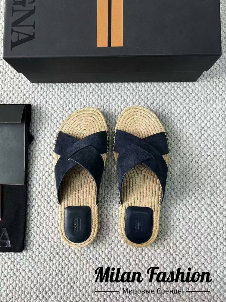 Шлепанцы  ZEGNA V52324. Вид 4