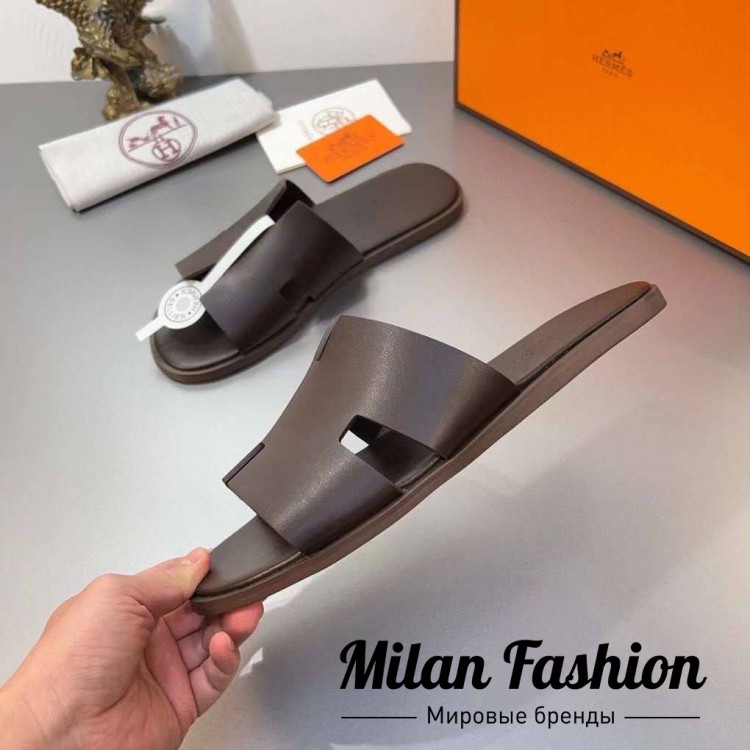 Шлепанцы  Hermes V52358. Вид 2