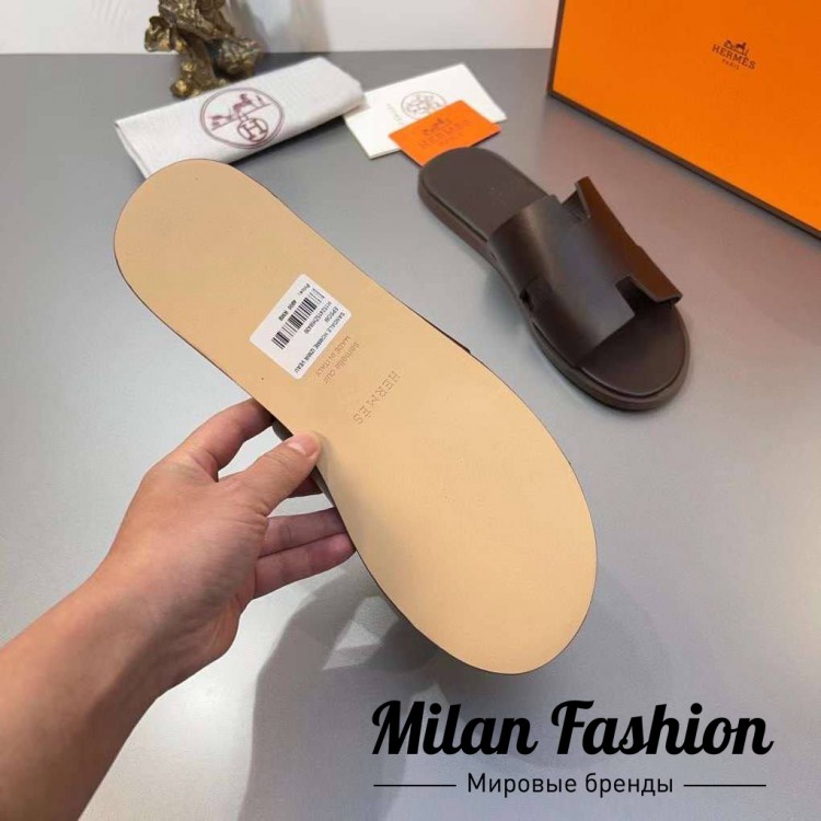 Шлепанцы  Hermes V52358. Вид 4