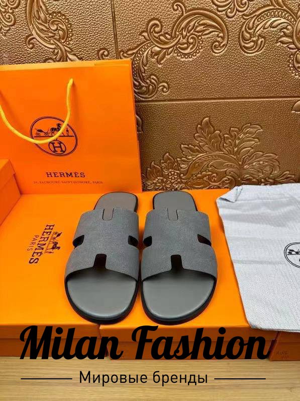 Шлепанцы  Hermes V52340. Вид 3