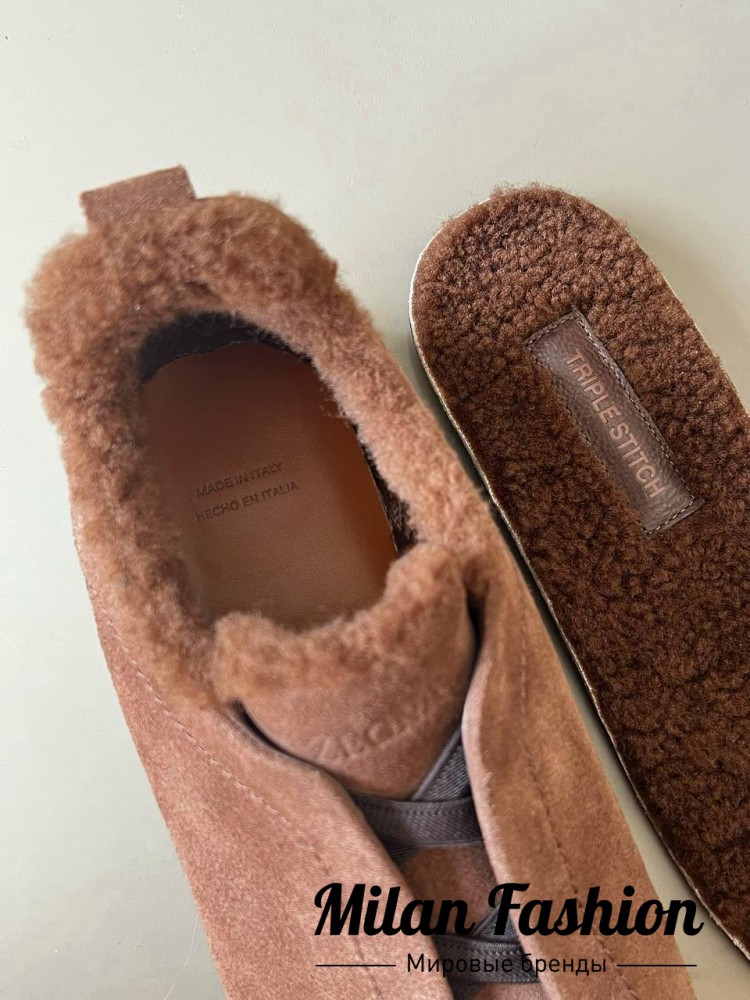 Кроссовки  на меху  ZEGNA  V33694. Вид 3