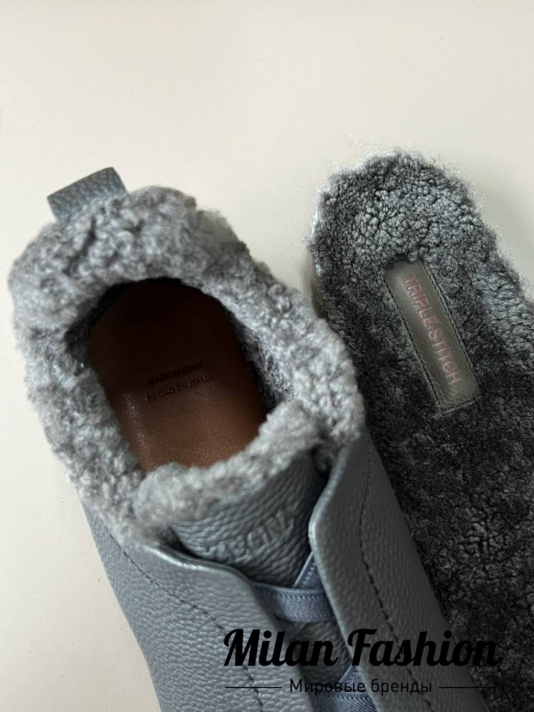 Кроссовки на меху  ZEGNA V33690. Вид 2
