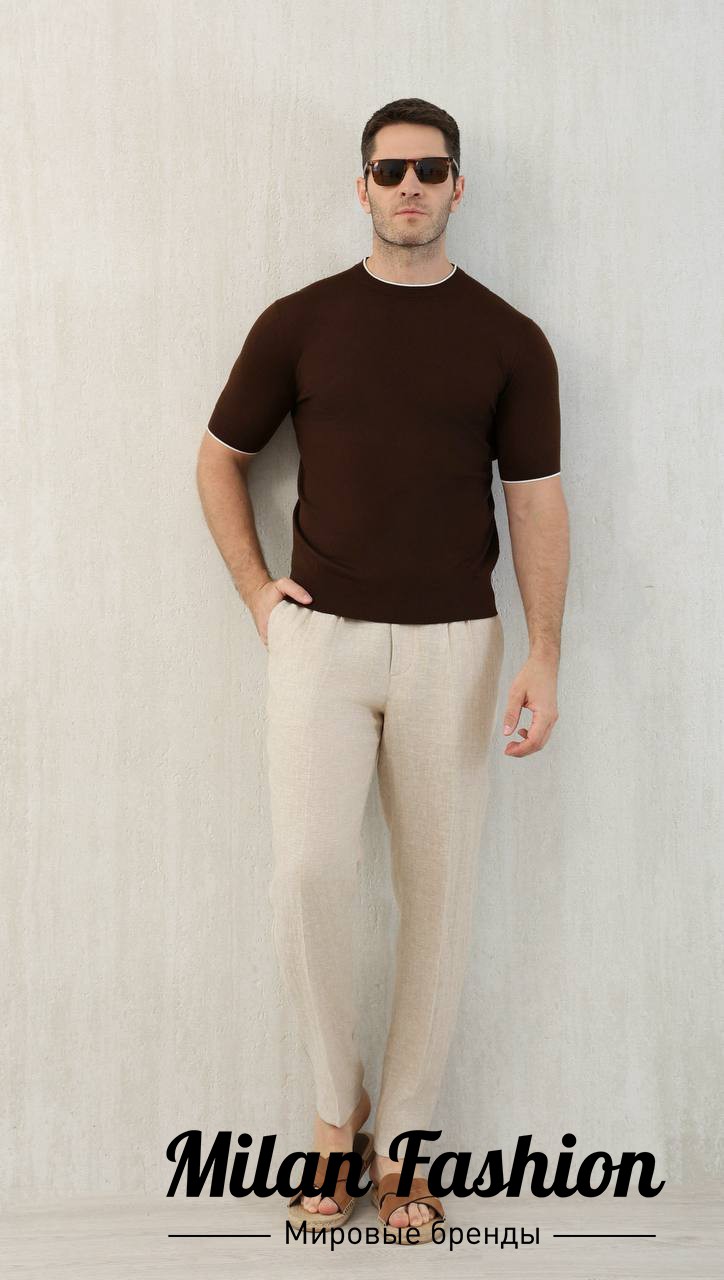 Футболка  Brunello Cucinelli V52378. Вид 2