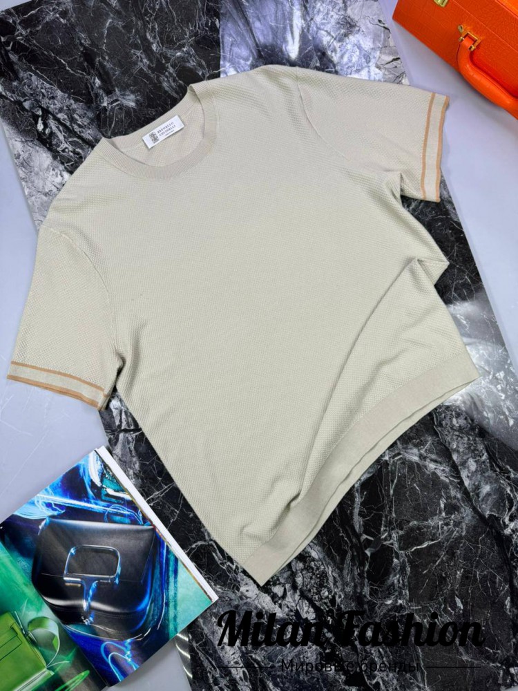 Футболка  Brunello Cucinelli V35981. Вид 1