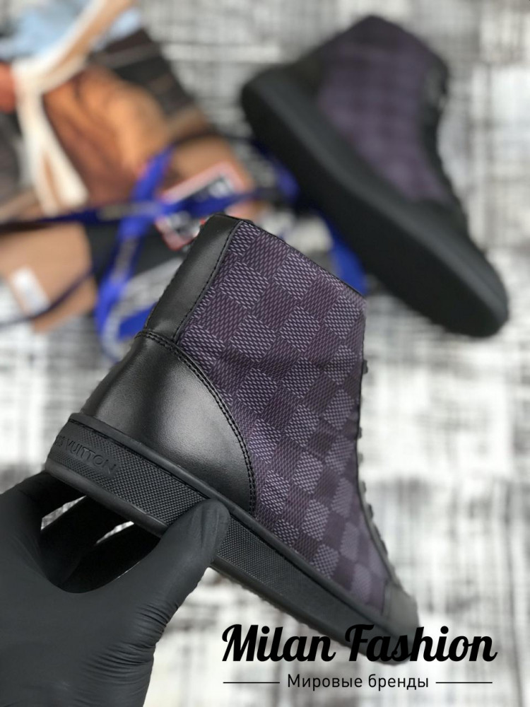 Сникерсы высокие Louis Vuitton kf1118. Вид 4